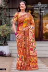 Raghwi Vol 2 By Kashvi Chinon Printed Beads Saree 